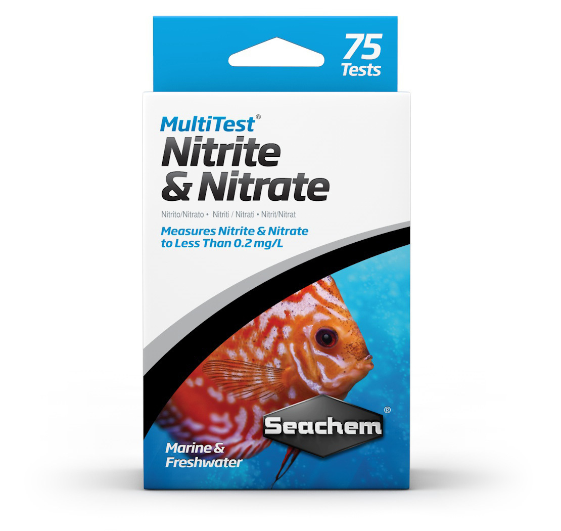 ערכת בדיקה ניטריט וניטראט NO2 NO3 סיכם -  Seachem Nitrite/nitrate MultiTest Kit