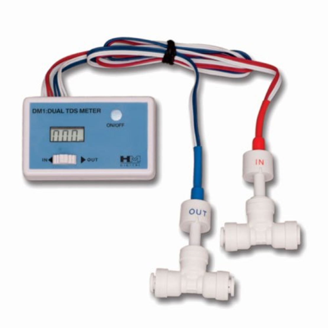 מד TDS דיגיטלי 2 נקודות בדיקה - Digital 2 Inline TDS Meter