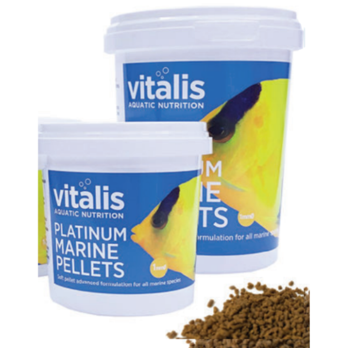 מזון פלטינום מרין פלטס גרגרים 260 גרם ויטליס Vitalis Platinum Marine pellets