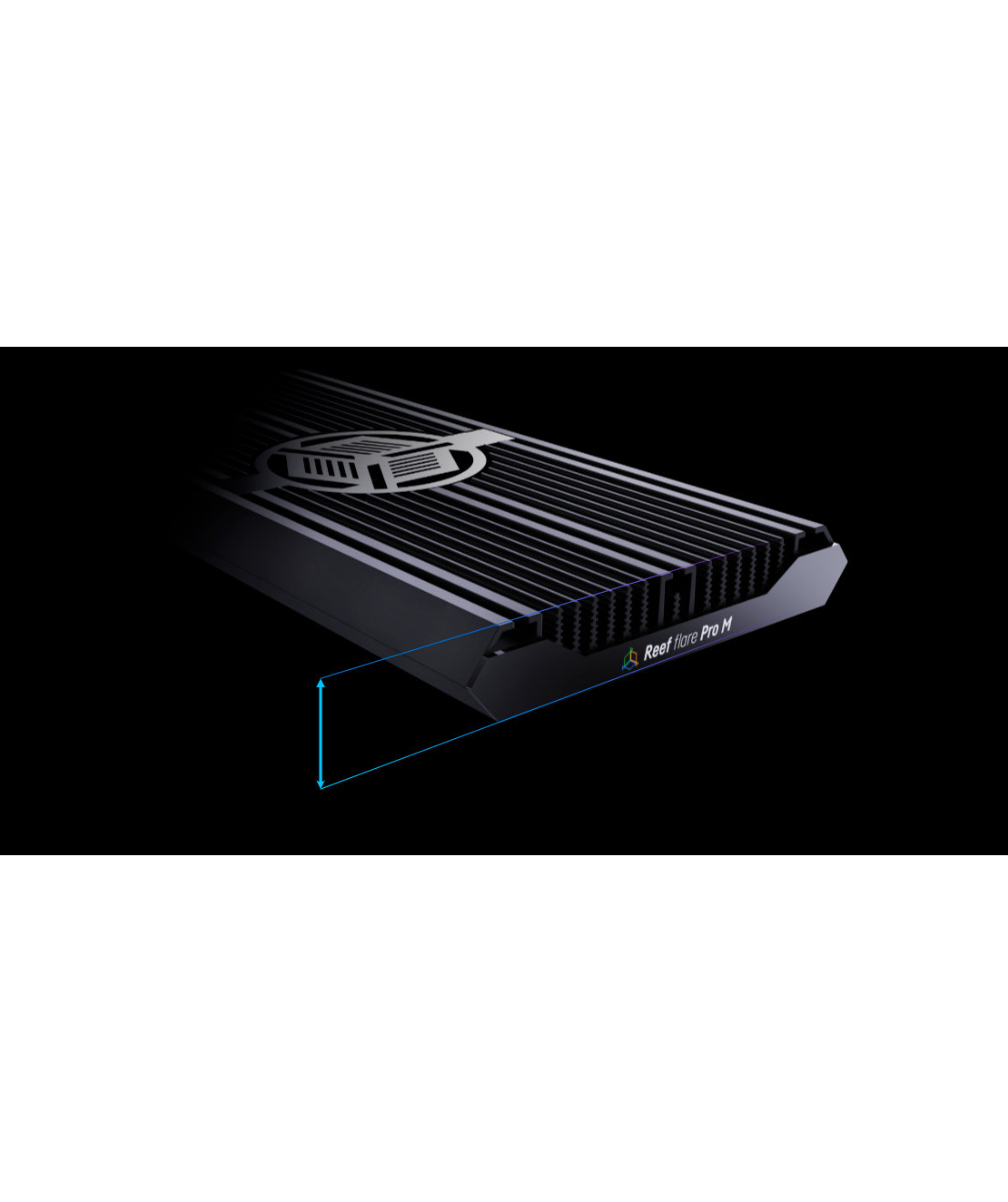 תאורת לד ריף פלייר פרו 80W ריף פקטורי צבע לבן - REEF FACTORY Reef flare Pro S White