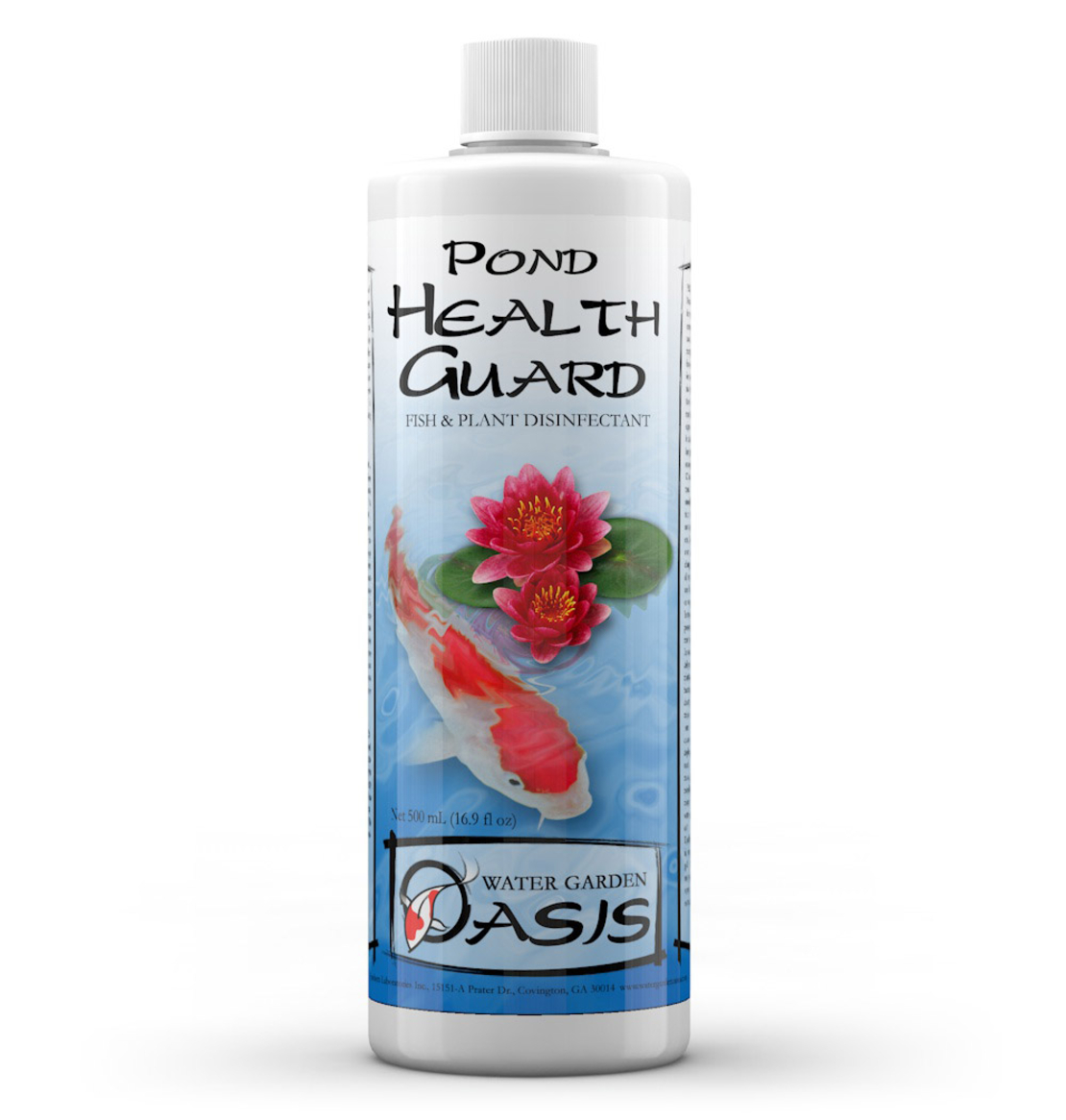 Seachem Pond HealthGuard חומר חיטוי בטוח לבריכות פונד הלף גארד סיכם 500 מ