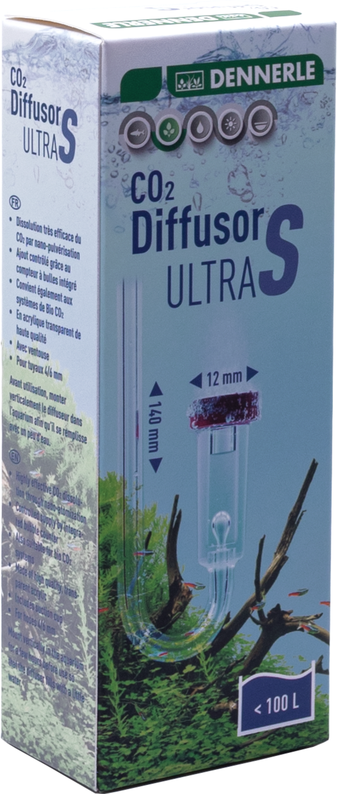 דיפיוזר CO2 אולטרה קטן דנרלי - DENNERLE Ultra CO2 diffuser Small