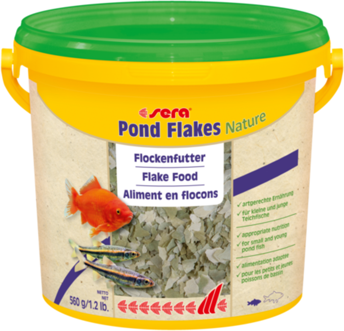סרה פונד נייצ'ר דפים 3.8 ליטר - Sera Pond Flakes Nature 3.8 L