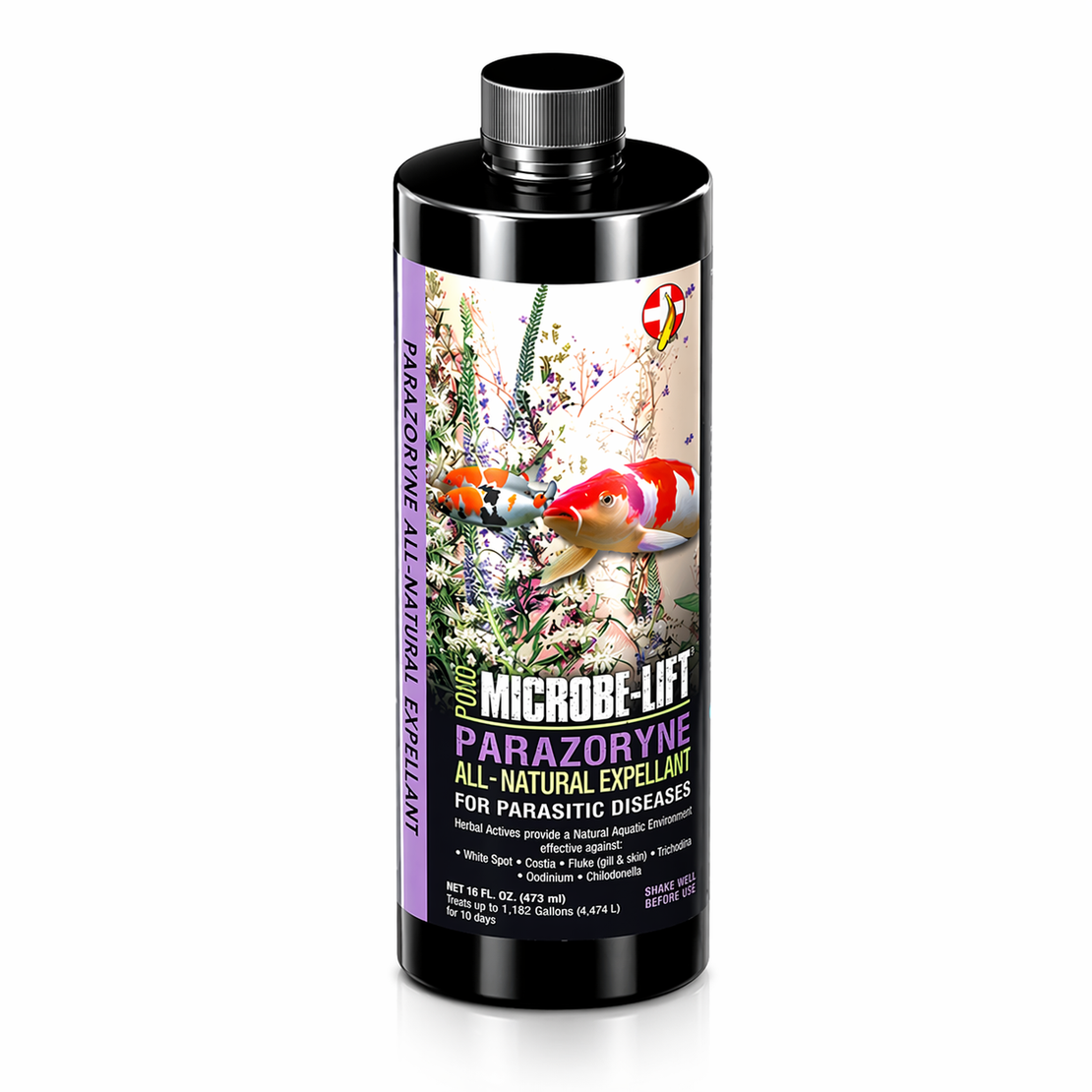 תכשיר נגד טפילים לדגי בריכות פאראזורין מיקרוב ליפט 473 מ