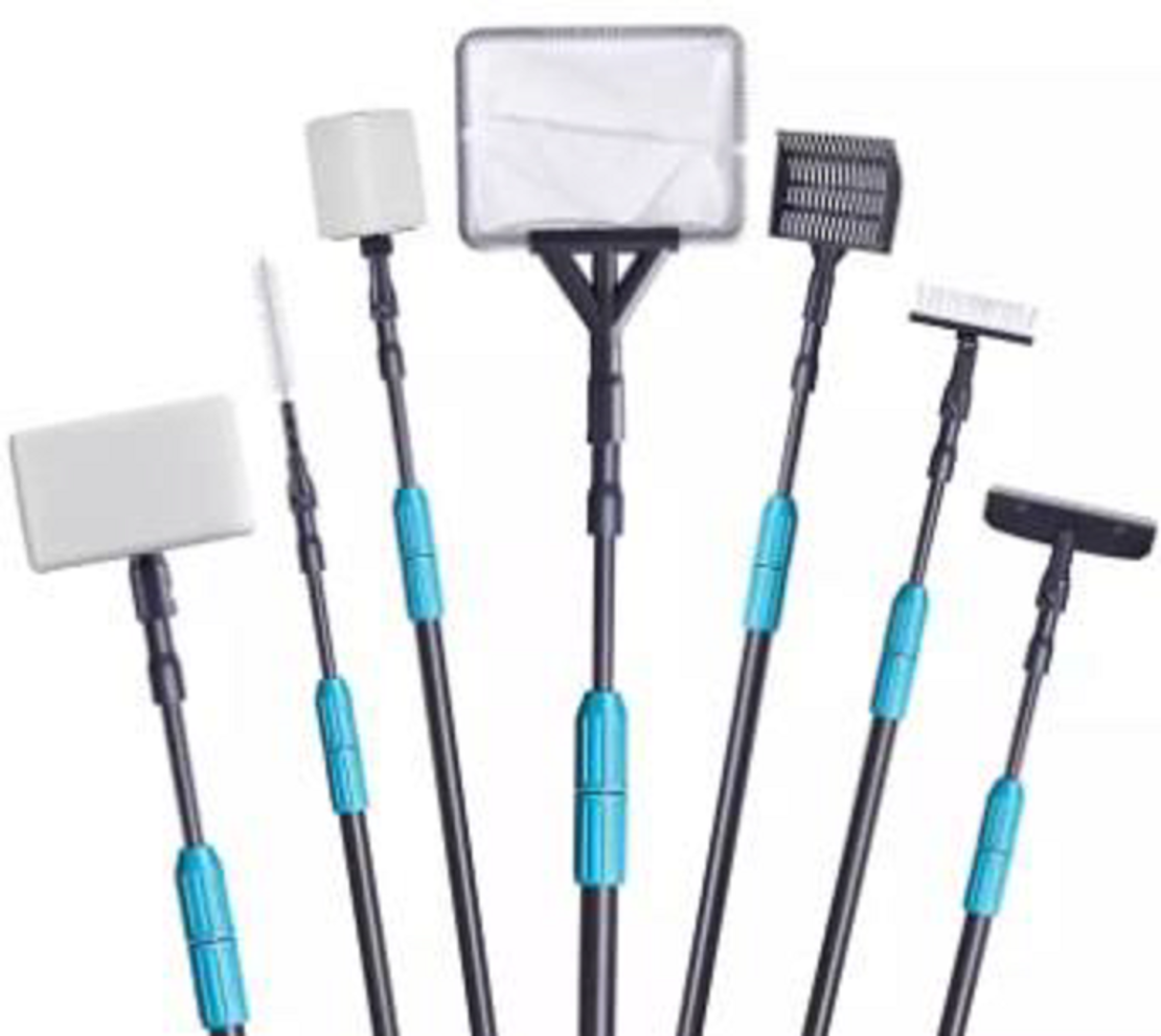 סט ניקוי לאקווריום 7 ב-1 לתחזוקה וניקיון - Chaning Cleaning set for Aquariums 7in1