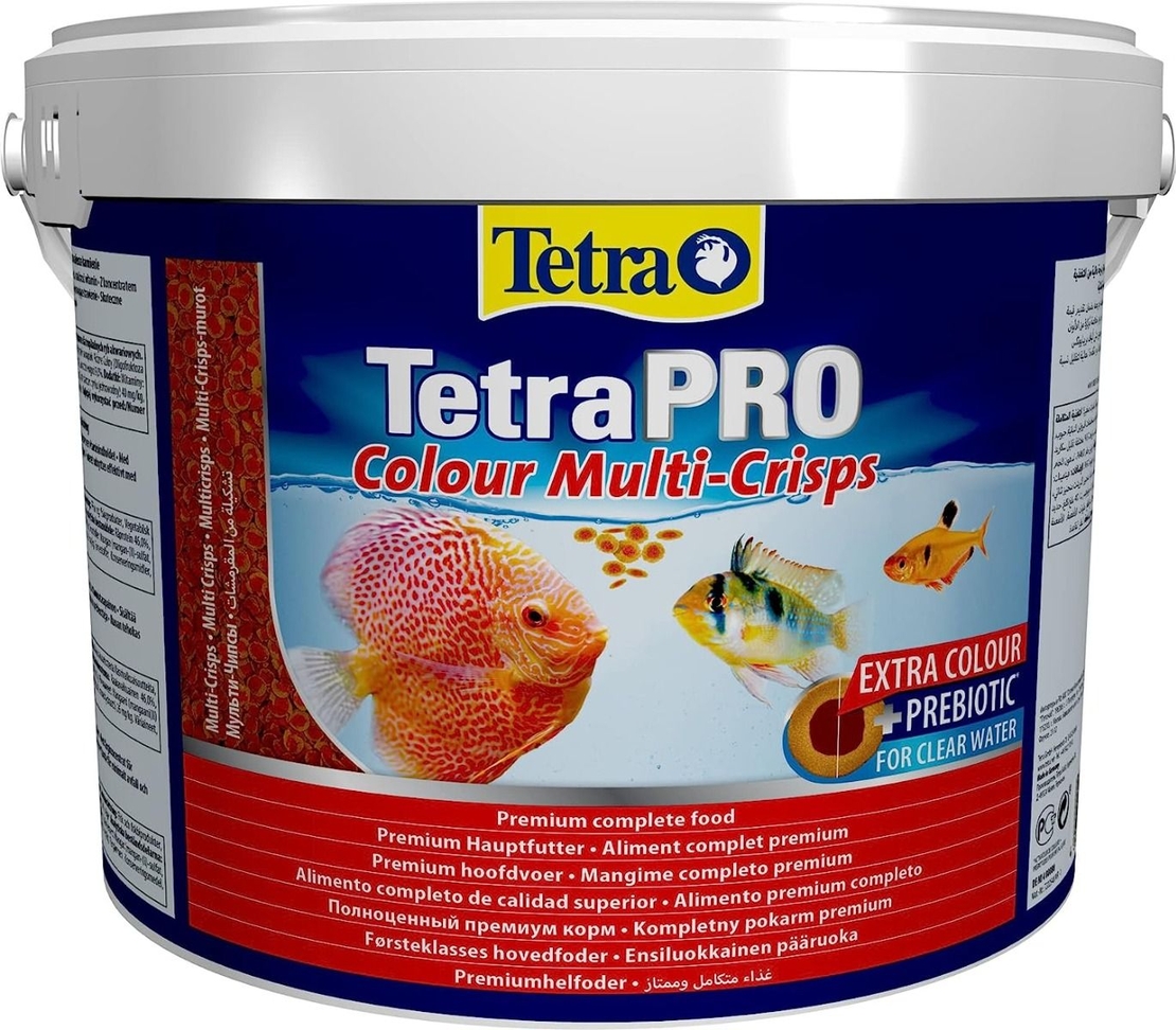 טטרה פרו קולור 10 ליטר - TetraPRO Colour Multi Crisps 10L