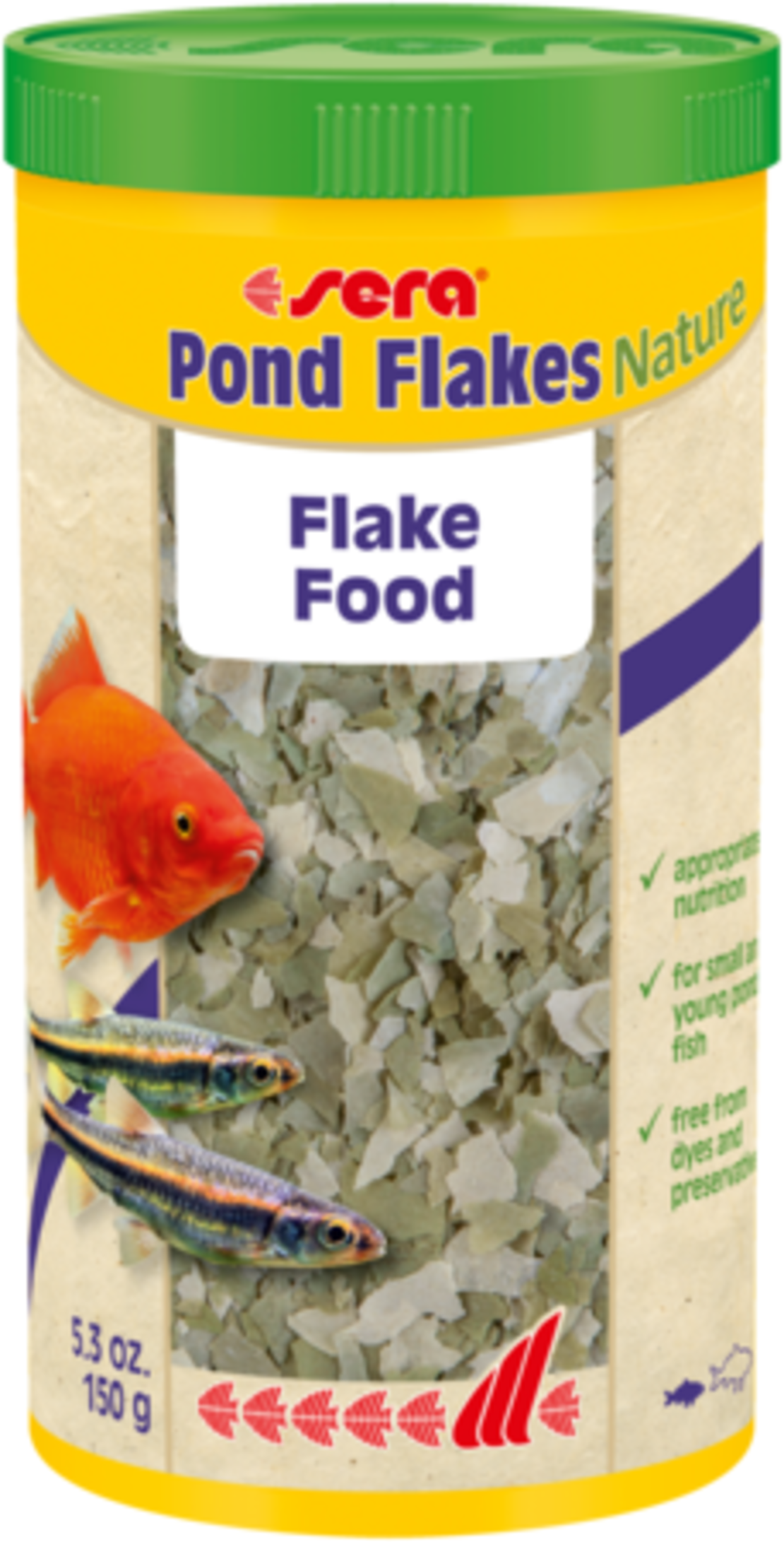 סרה פונד נייצ'ר דפים 1000 מ”ל  - Sera Pond Flakes Nature 1000 ML