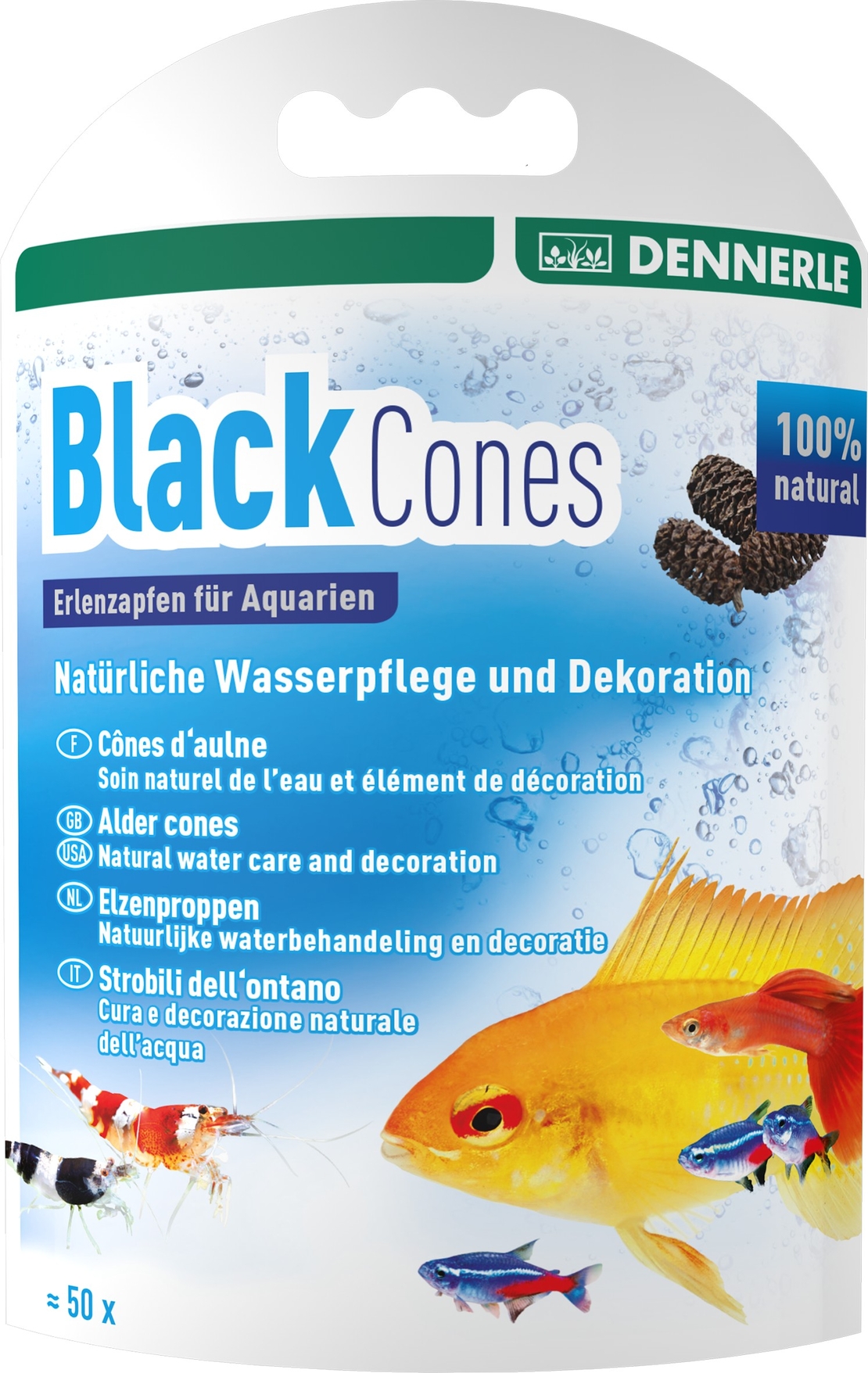 בלאק קונס דנרלי ל1200 ליטר - DENNERLE Black cones for 1200 liters