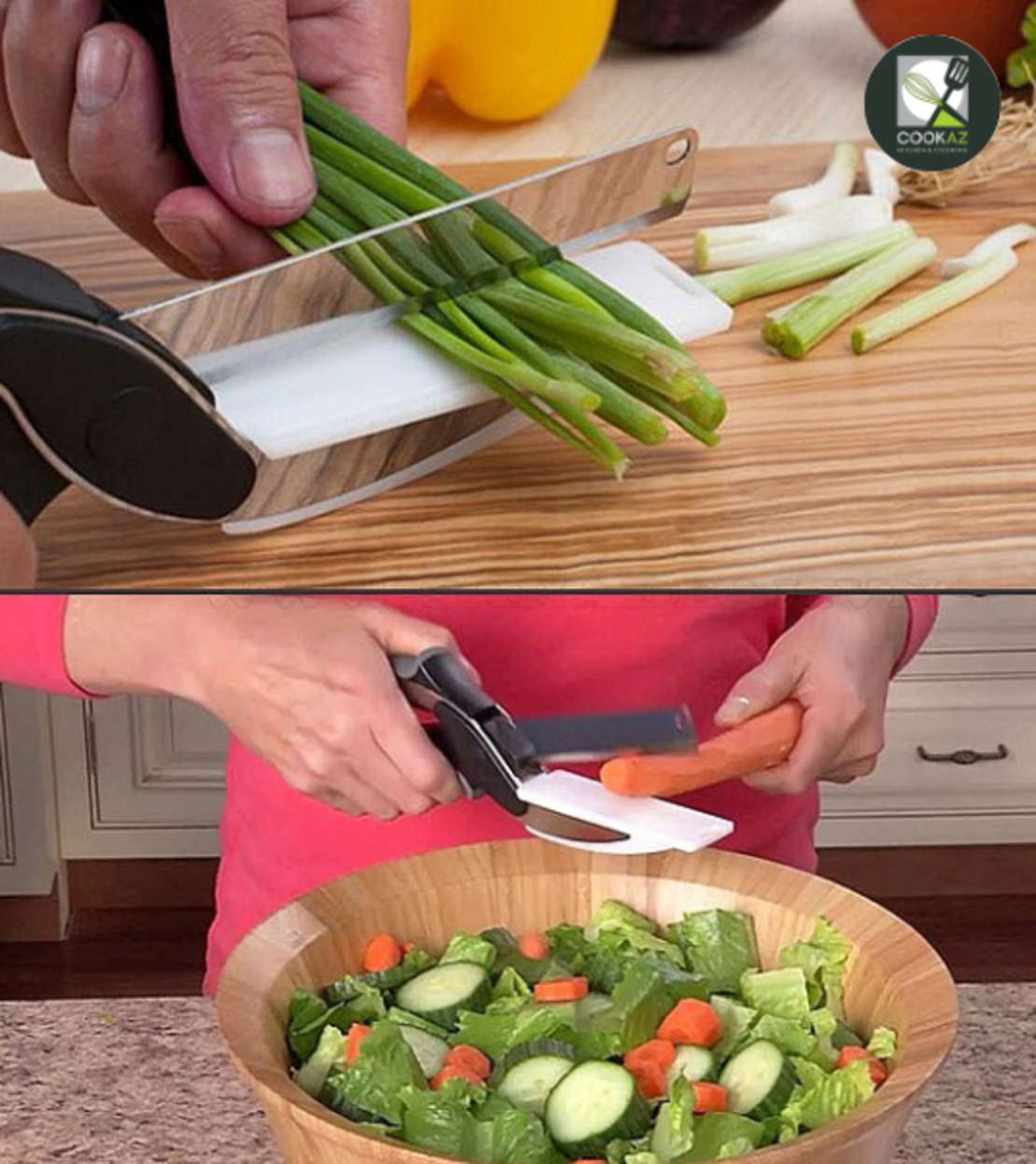 סכין וקרש חיתוך SMART CUTTER