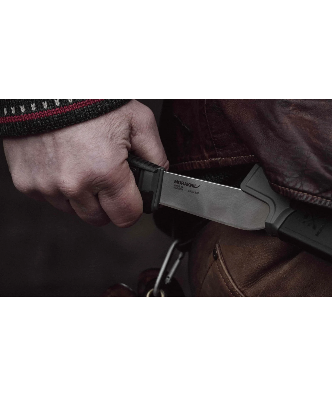 סכין מורה-קניב אמברג שטוח מלא -MORAKNIV AMBERG FULL FLAT