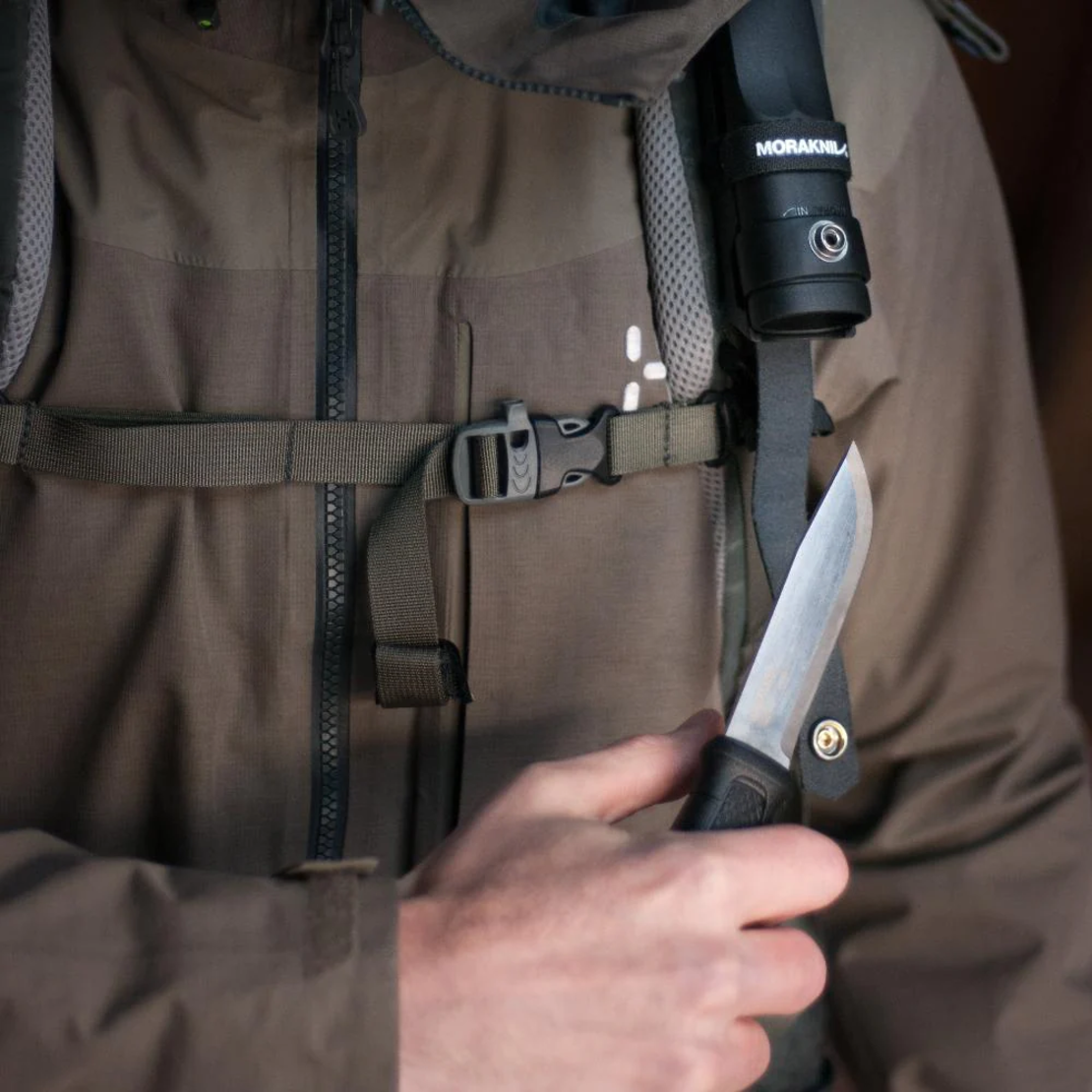 סכין גארברג מושחרת נדן מולטי מורה MORAKNIV GARBERG BLACKBLADE
