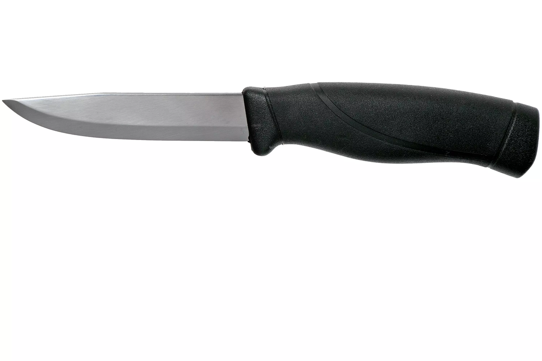 סכין מורה קומפניון אלחלד משודרגת, שחור - Morakniv Companion HD
