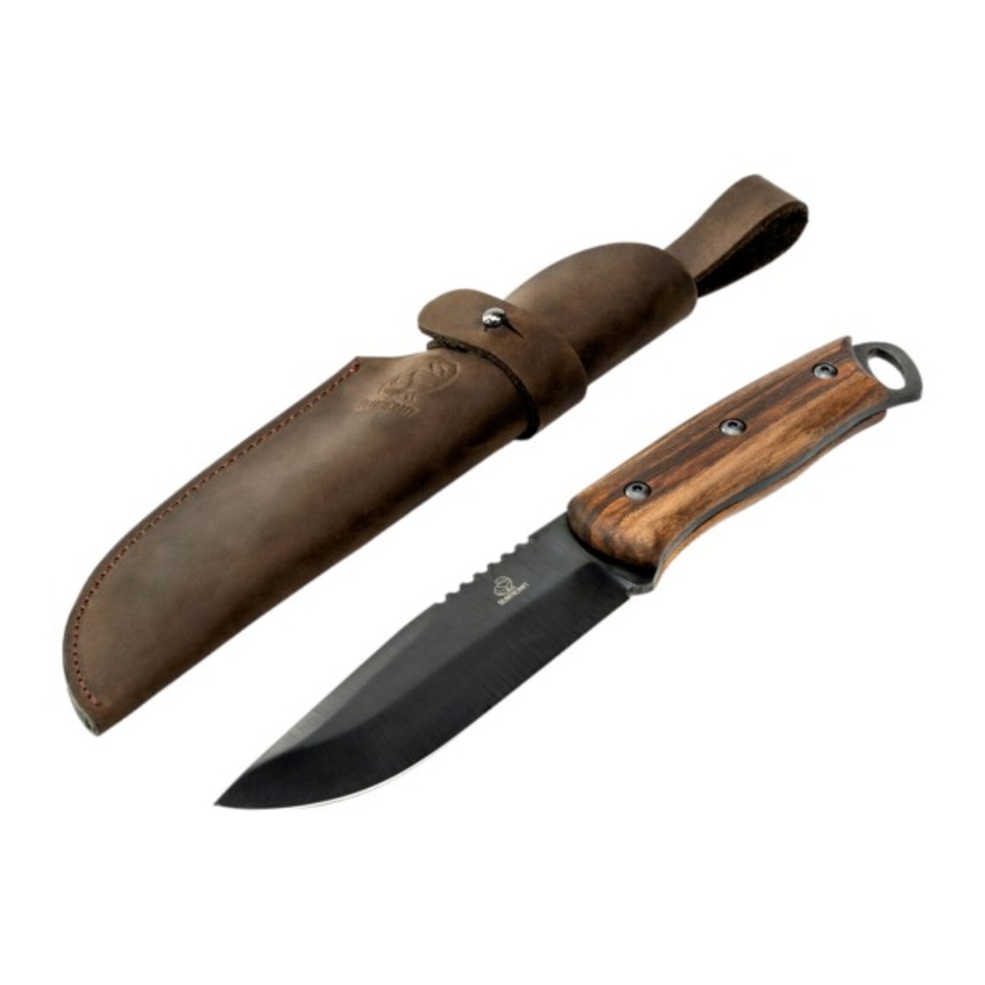 סכין בושקראפט עם נדן עור BEAVERCRAFT BSH4