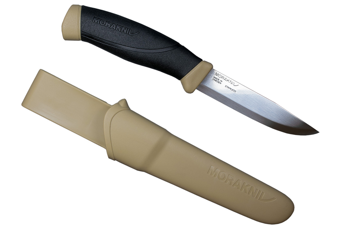 סכין מורה-קניב קומפניון אלחלד, חול מדבר - Morakniv Companion Desert