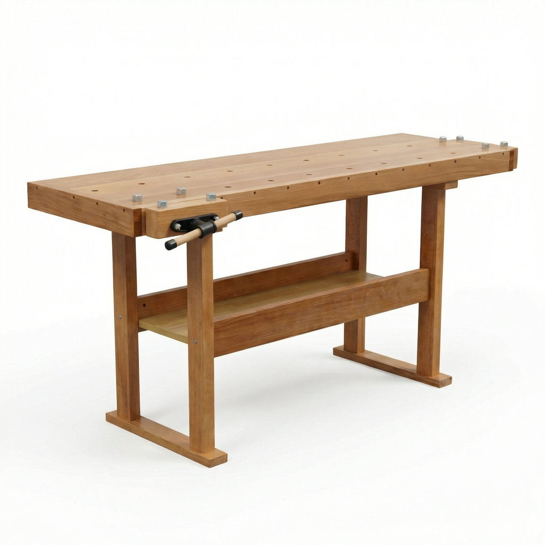 שולחן נגרים מעץ בוק גרמני כבד. BURT 1920