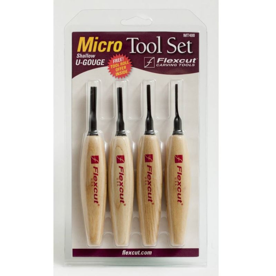 סט מפסלות גילוף מיקרו רדודות- TOOLEDEN FLEXCUT MT400