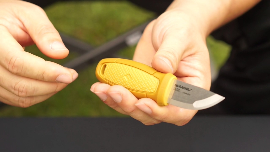 סכין קטנה מורה אלדריס צהוב TOOLEDEN MORAKNIV ELDRIS