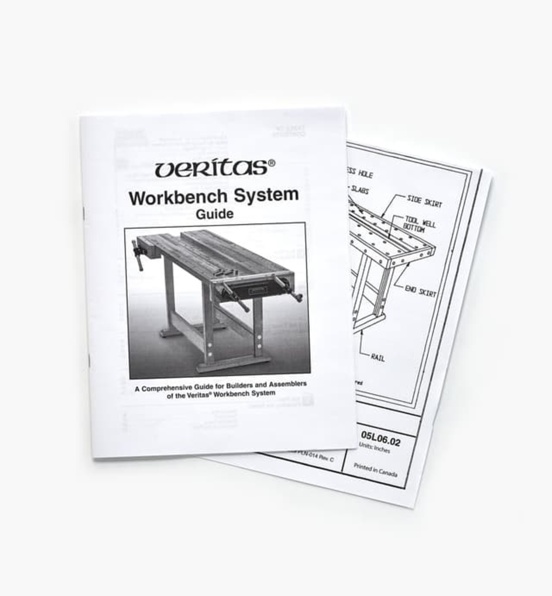 תכנית שולחן נגרים VERITAS WORKBENCH PLAN