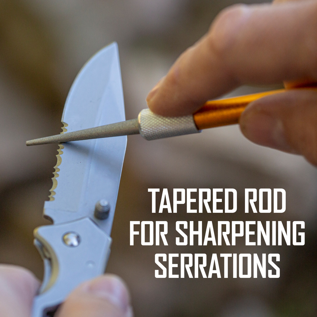 משחיז יהלום רב שימושי  SMITH'S Diamond Retractable Sharpener