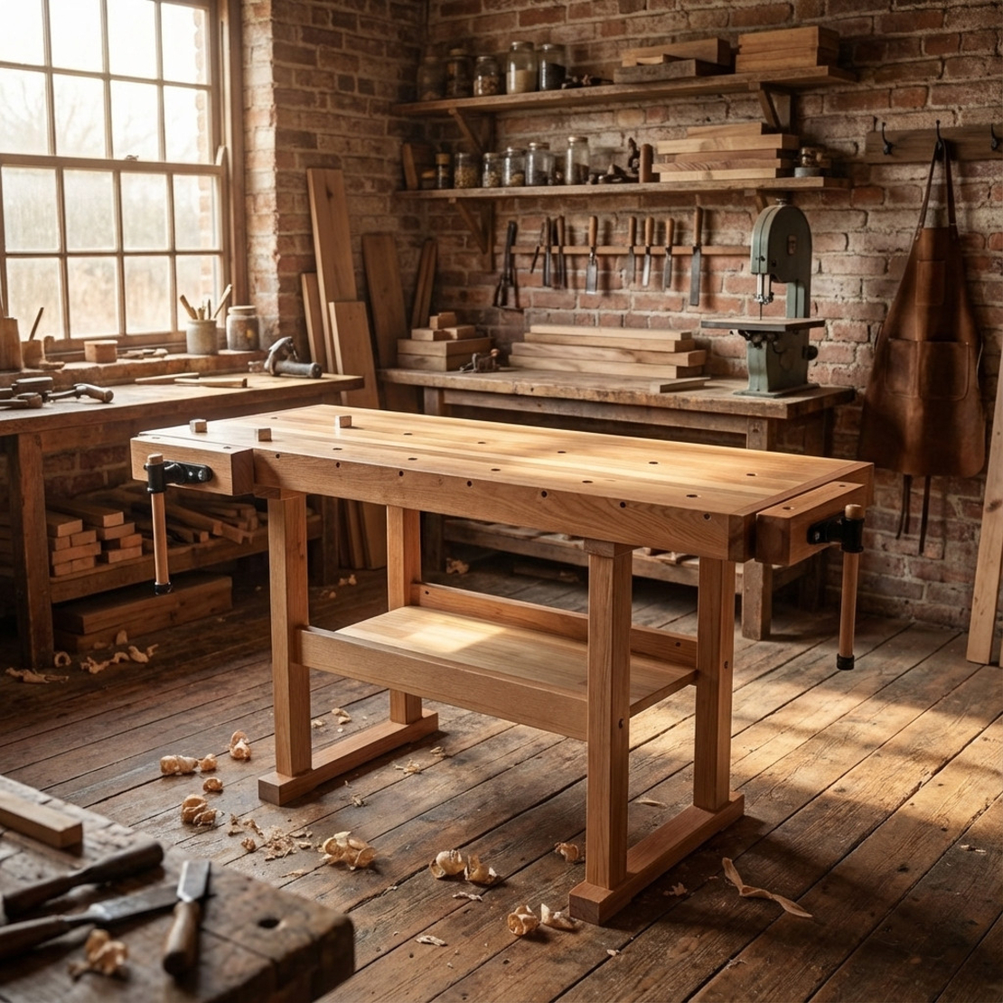 שולחן נגרים מקצועי כבד, בוק גרמני.- BURT 1915