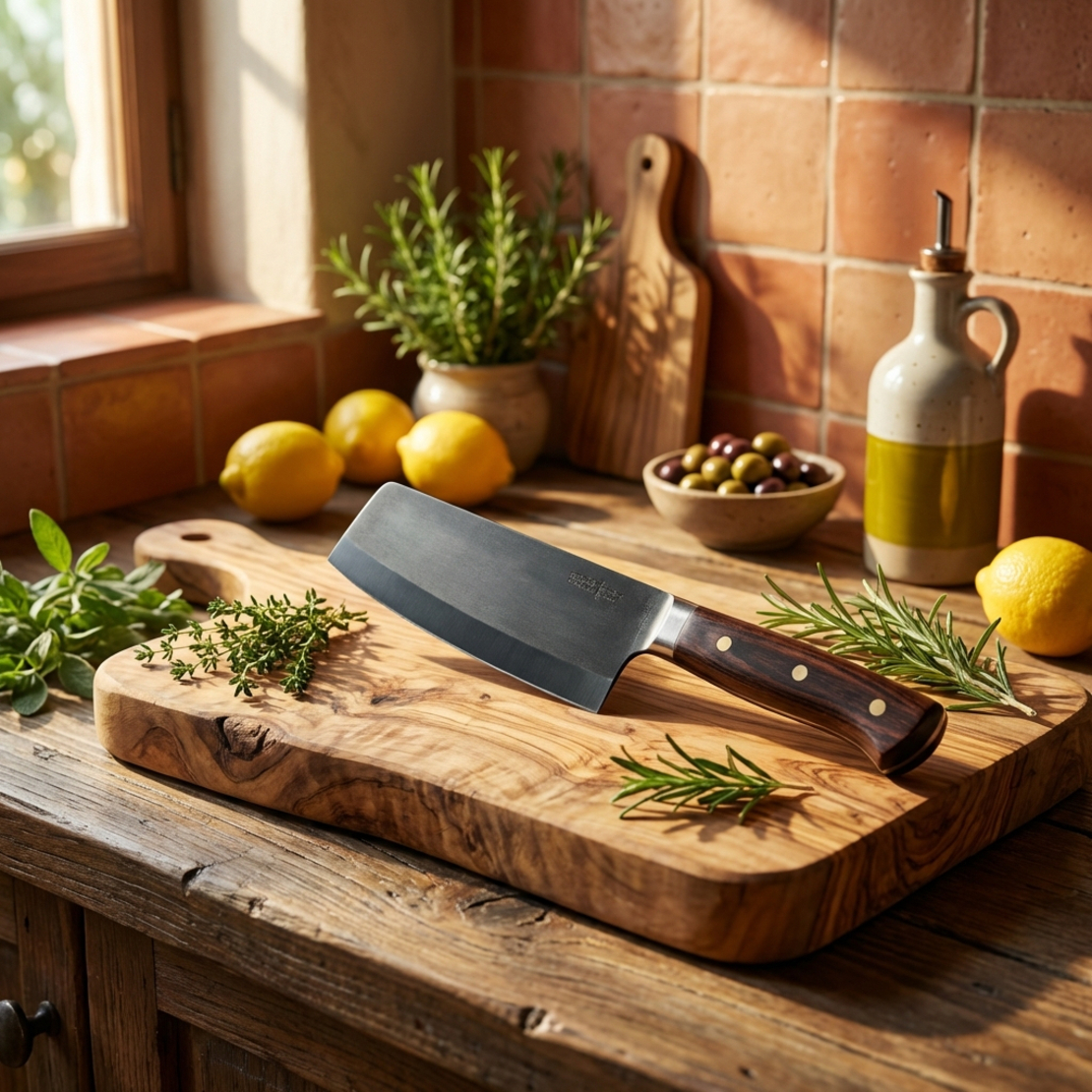 החלפת ידית לסכין שף מהודרת