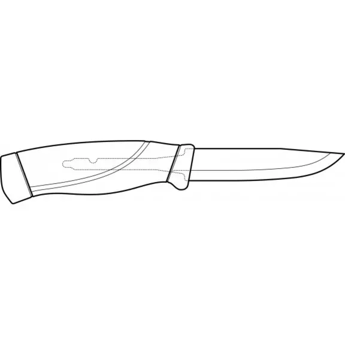 סכין מורה-קניב קומפניון אלחלד, חול מדבר - Morakniv Companion Desert