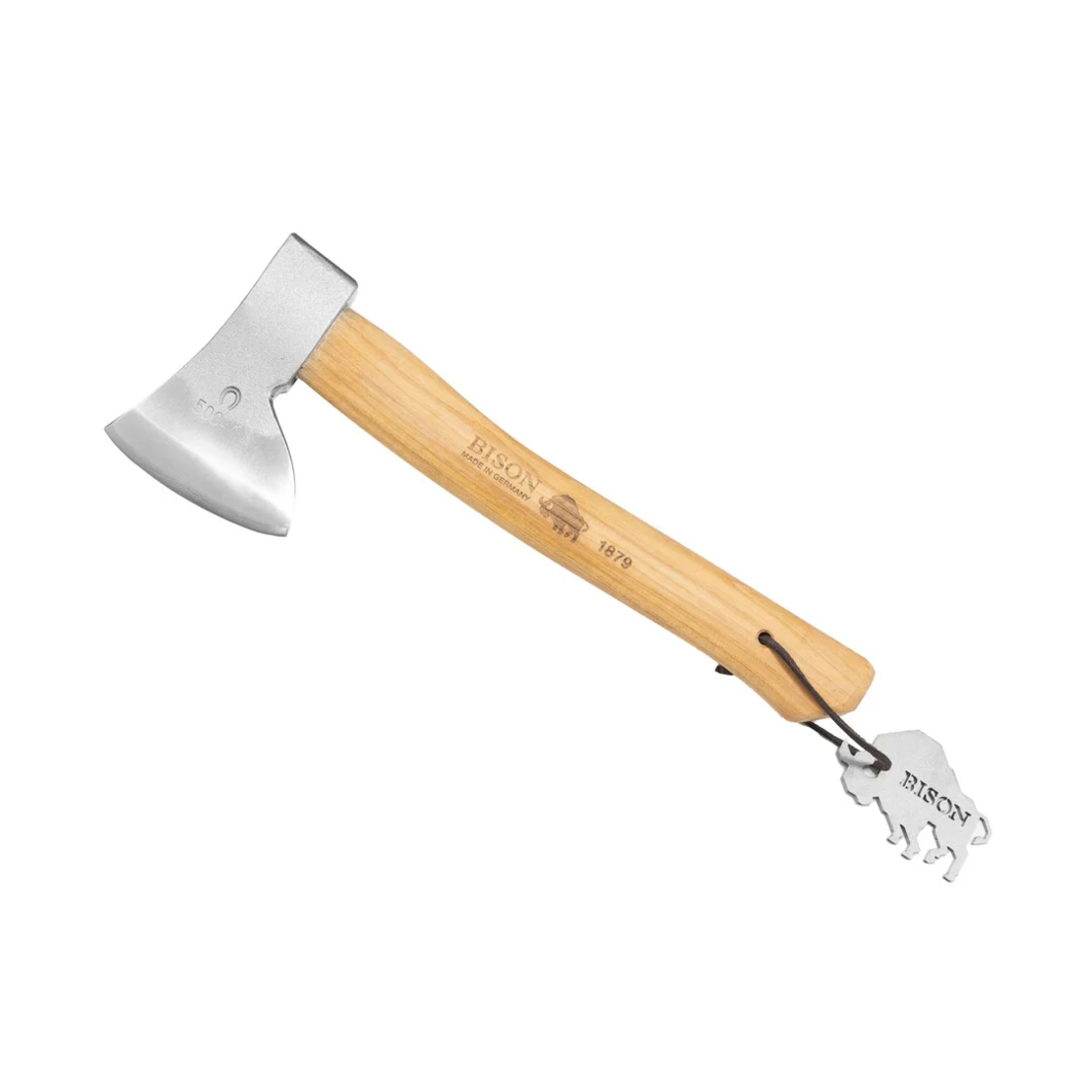 גרזן גילוף 500 גרם, מושחז, כולל נדן עור, BISON CARVING HATCHET