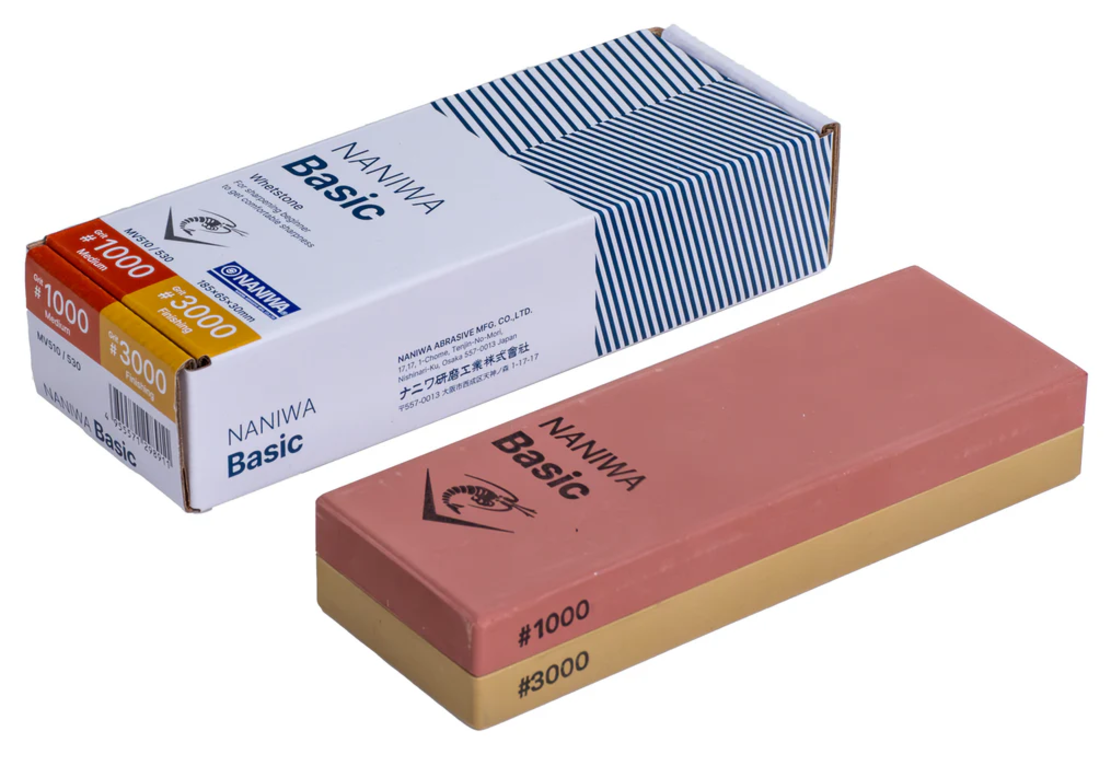 אבן מים דו צדדית 1000/3000 NANIWA BASIC