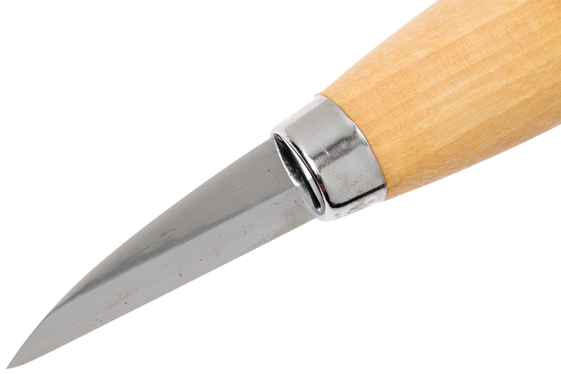 סכין גילוף קצרה, קצה ישר, דגם 122 מורה-קניב, TOOLEDEN MORAKNIV 122