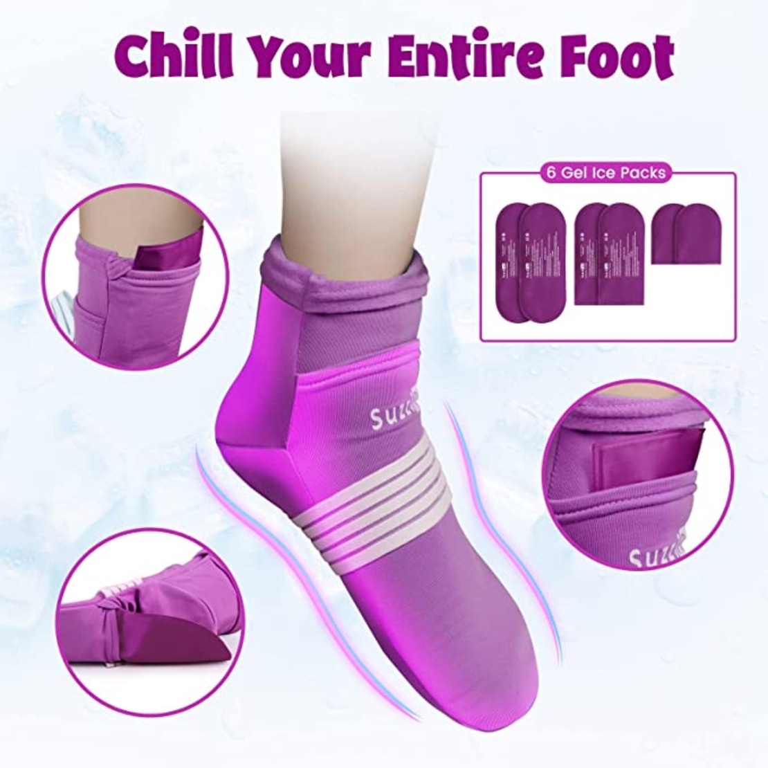 גרבי וכפפות קור לנוירופתיה כימותרפיה SuzziPad 	Gloves & Socks -מידה L