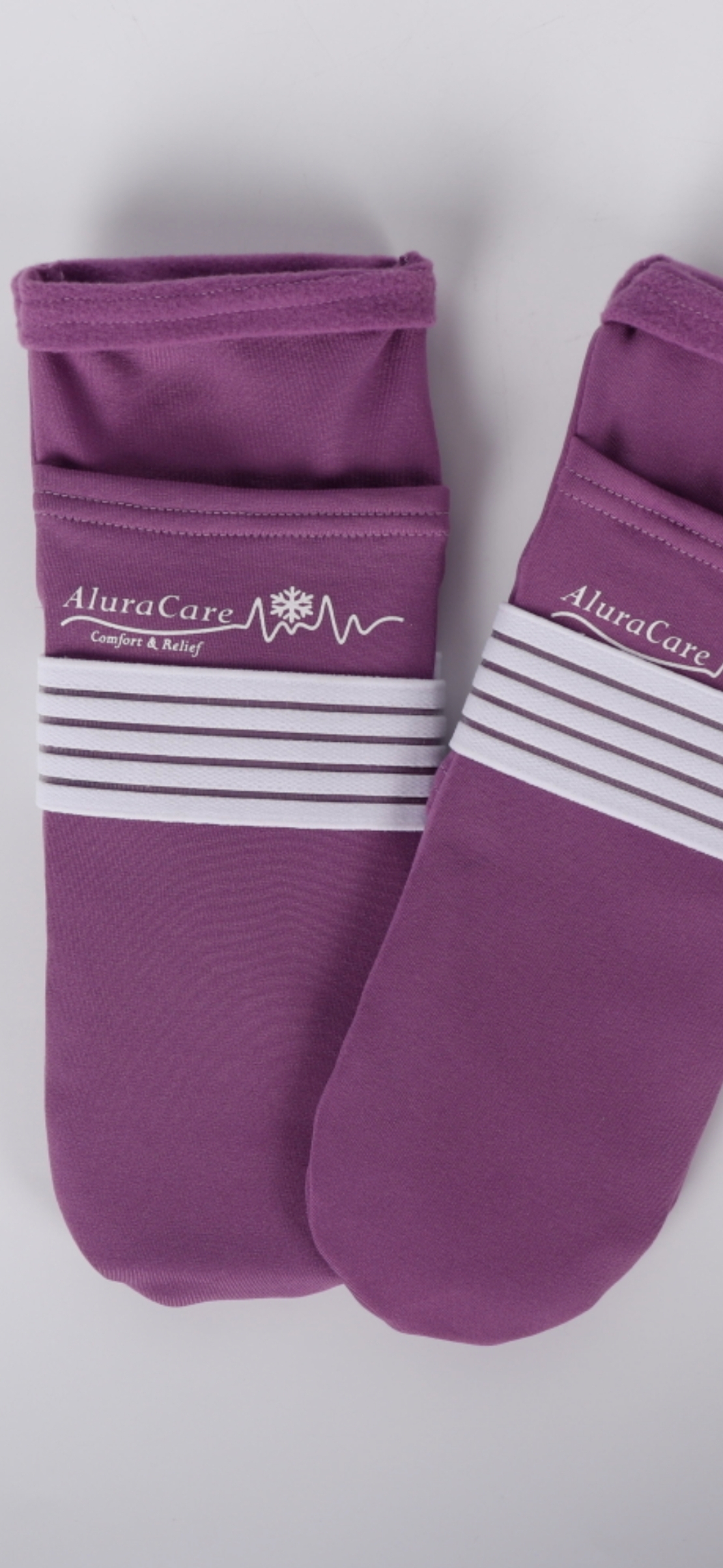 AluraCare Gloves, Socks & Cap Set – Reusable Gel Ice Packs for Hand, Foot & Head , סט כפפות וגרביים וכובע של AluraCare - שקיות  ג'ל רב פעמיות לחום וקור לידיים, רגליים וראש - מידה LARGE