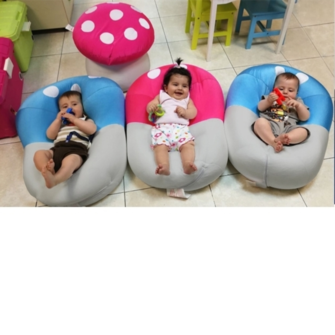 פוף פטריה - תכלת  NG
