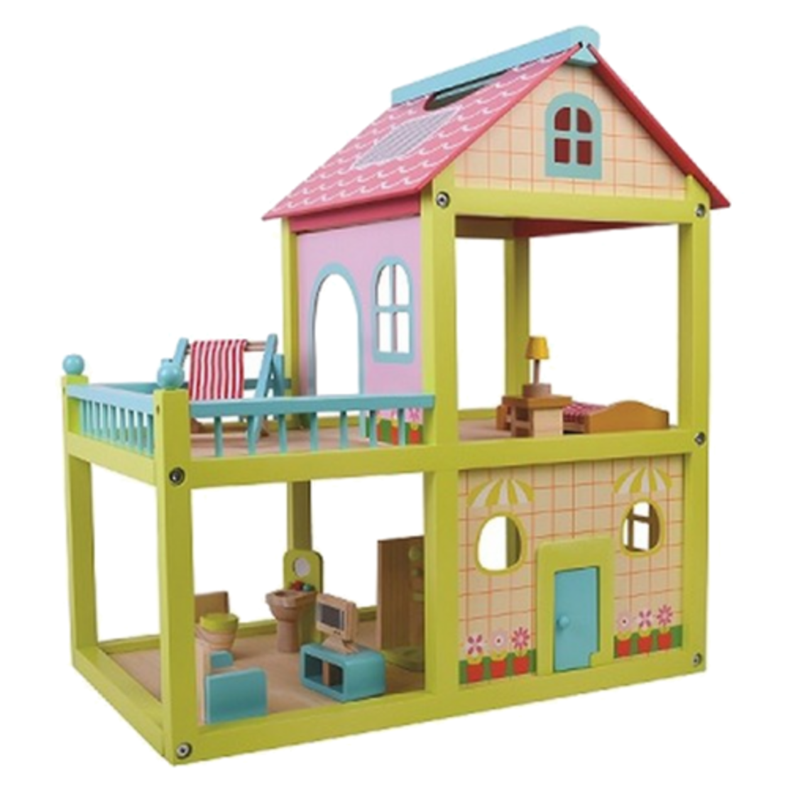 בית בובות מפואר צבעוני PIT TOYS