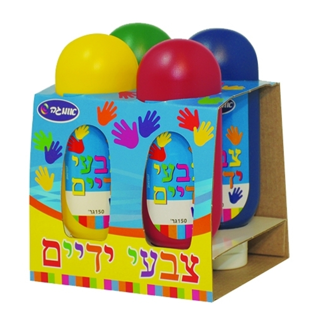 סט צבעי ידיים 4 יח` 150 גרם כל צבע OM