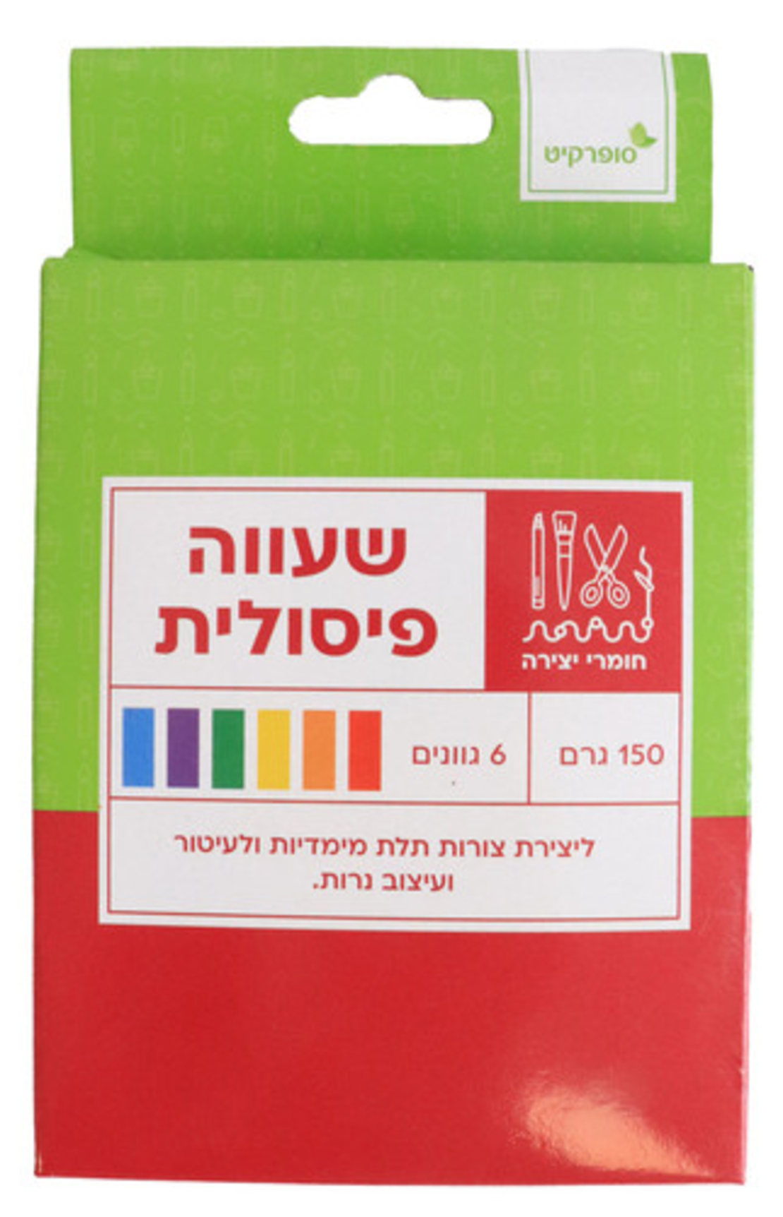 שעווה פיסולית 6 גוונים