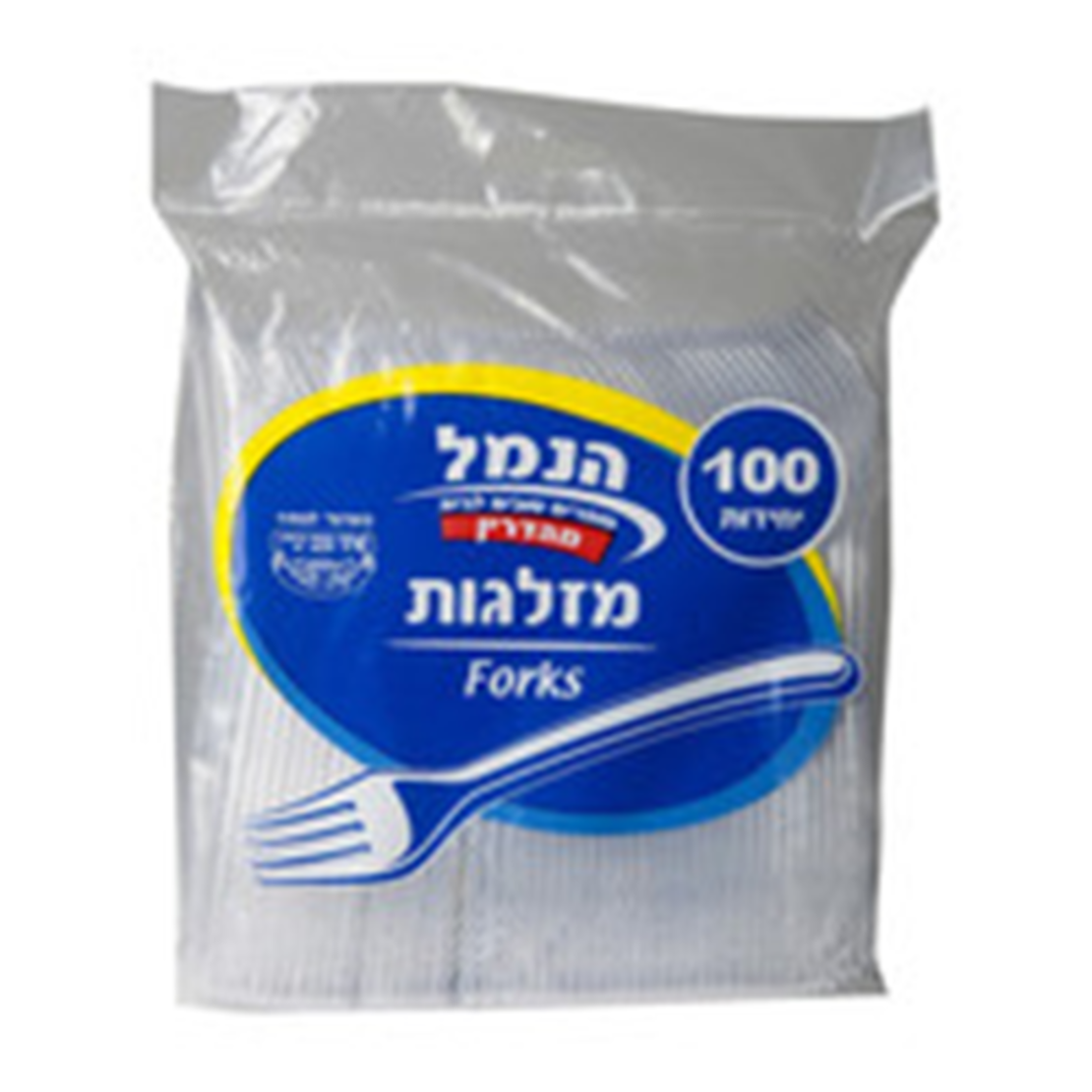 מזלגות חד פעמיים 1/100