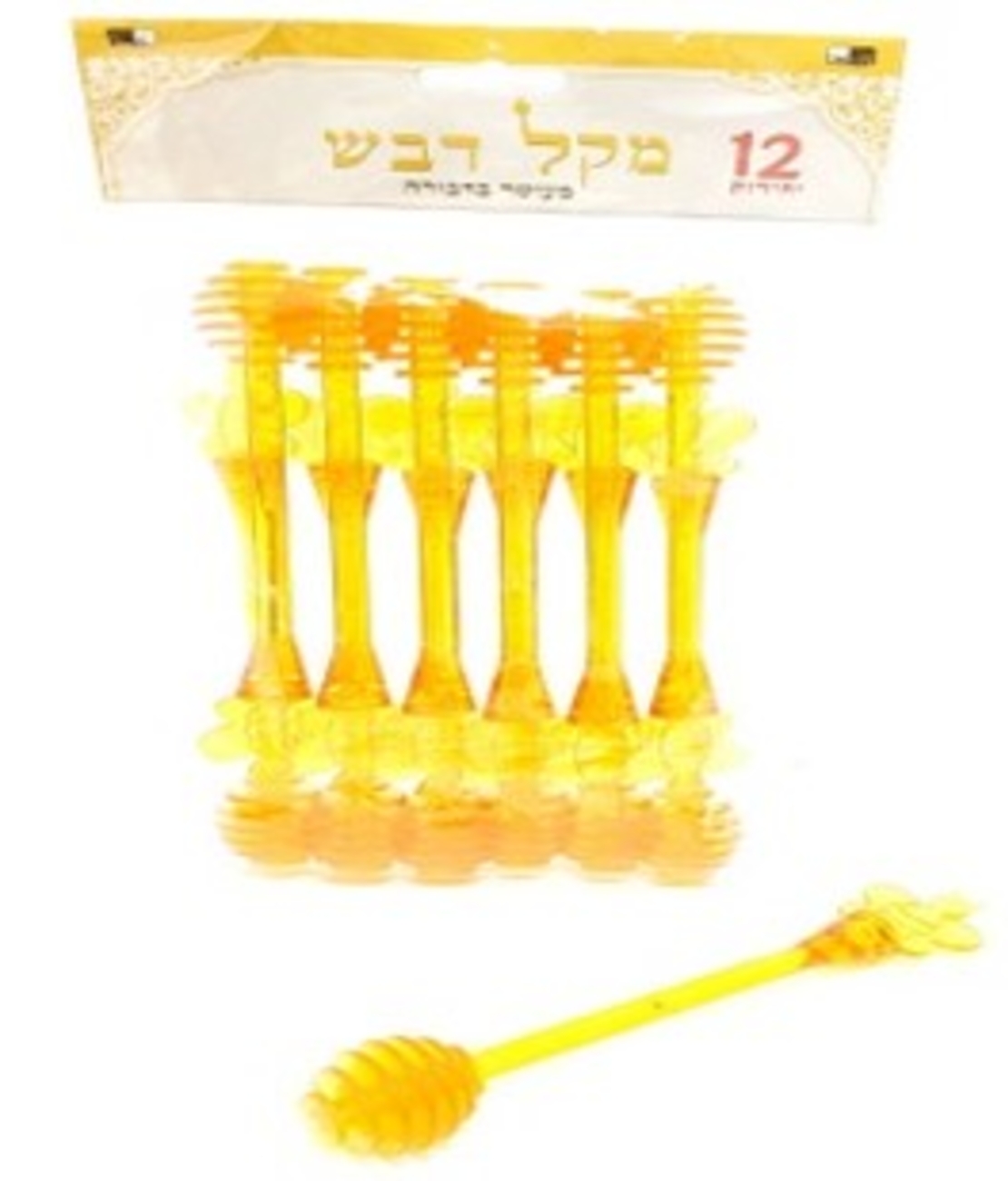 12 מקלות דבורה פלסטיק