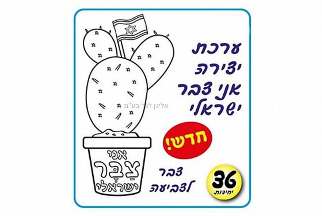ערכת יצירה אני צבר ישראלי 1/36