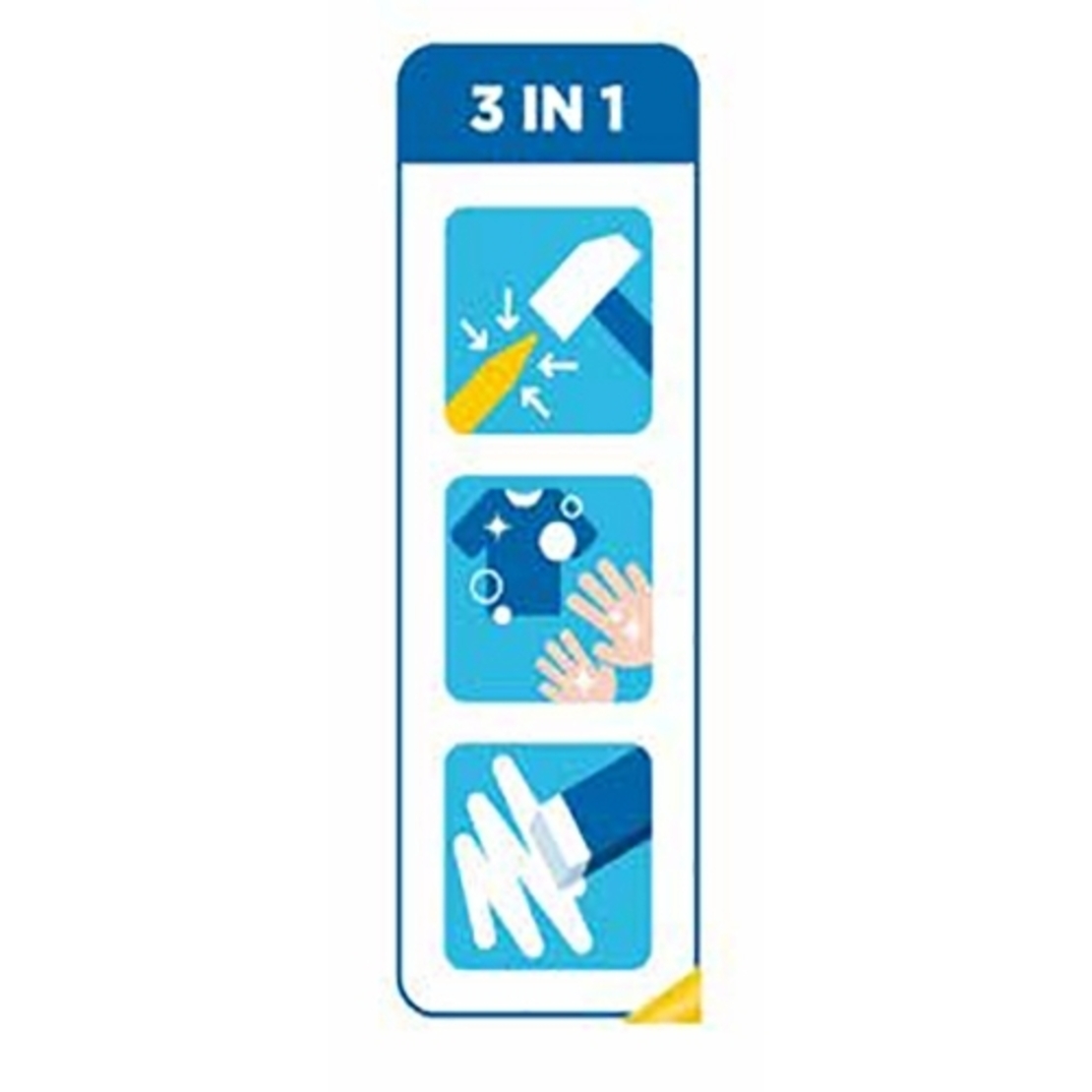 צבעי שעווה חזקים עם מחדד ומחק 12 SK