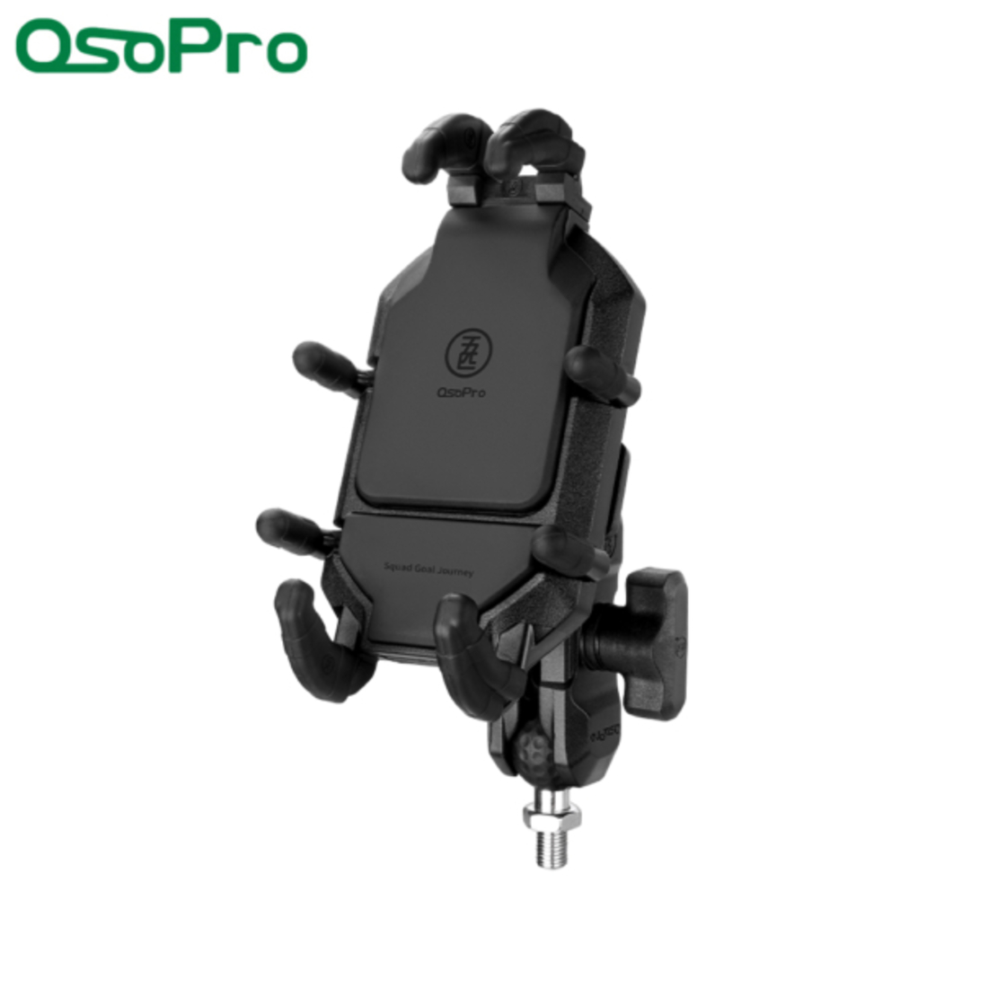 תושבת לנייד מסוג Octopus לכידון אופנוע – תפוח למראה OsoPro 10MM