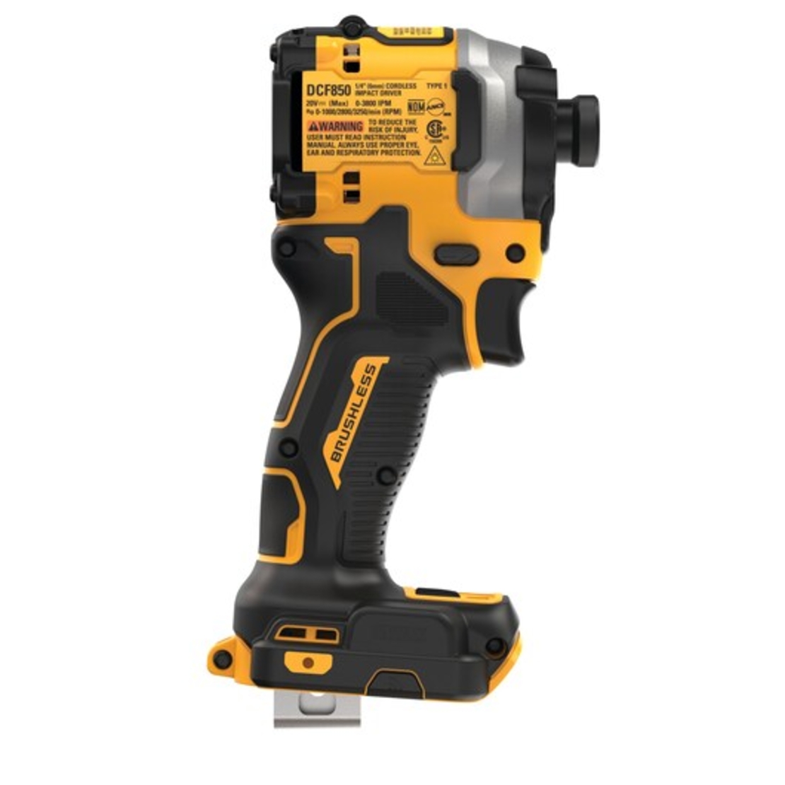 מברגת אימפקט דיוולט 18V/20V בראשלס DCF850N (גוף בלבד)