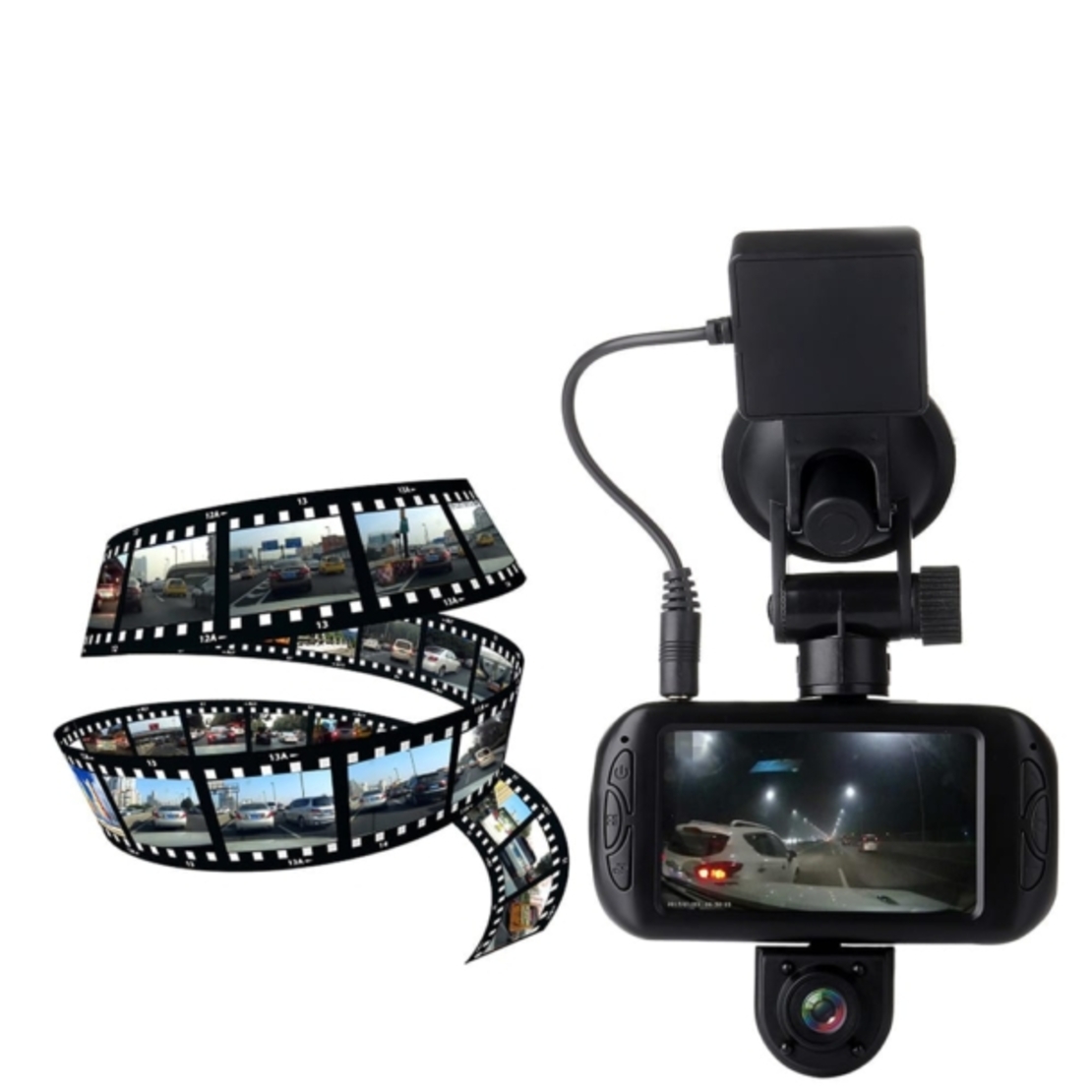 מצלמה דו כיוונית לרכב בעלת GPS מובנה Discovery 990