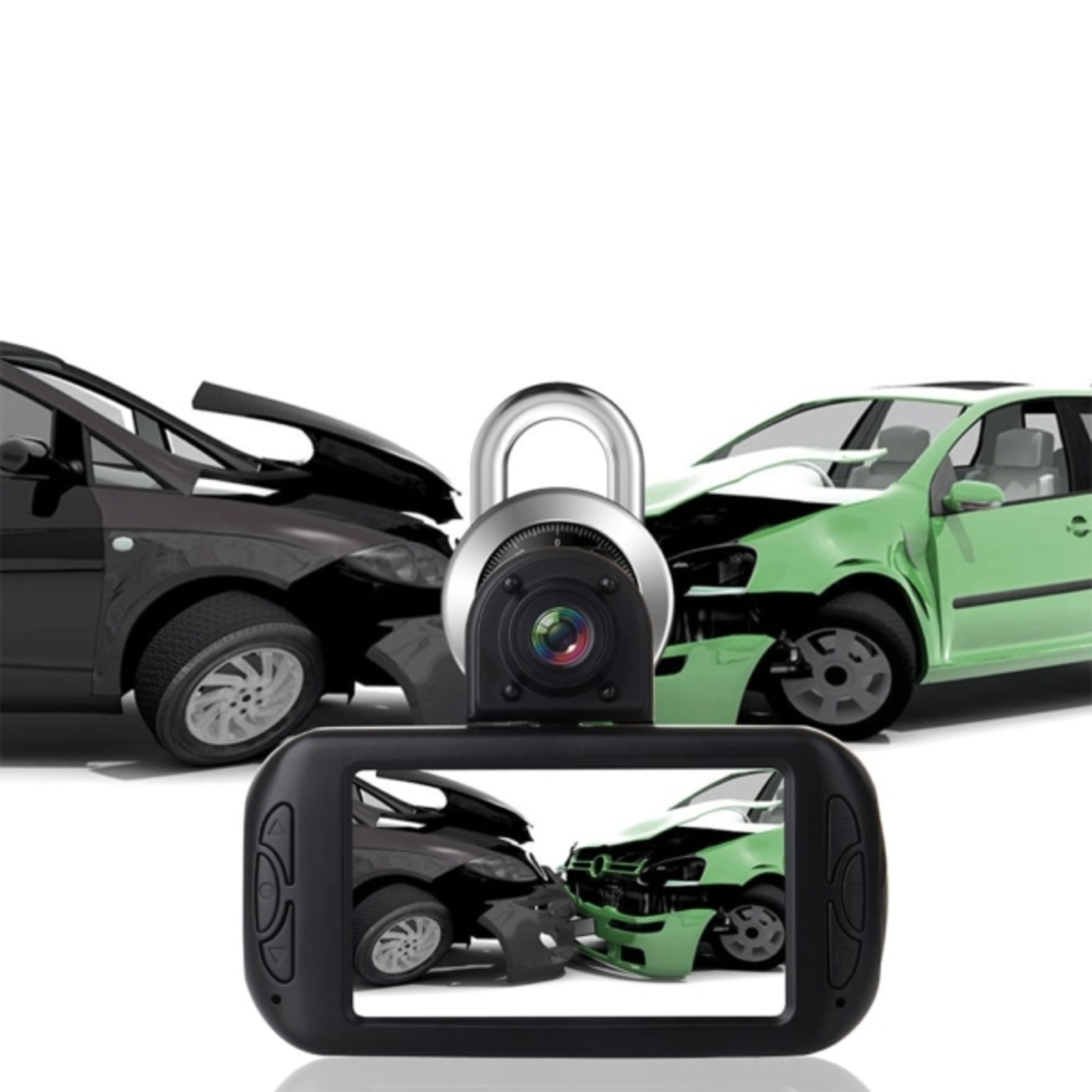 מצלמה דו כיוונית לרכב בעלת GPS מובנה Discovery 990