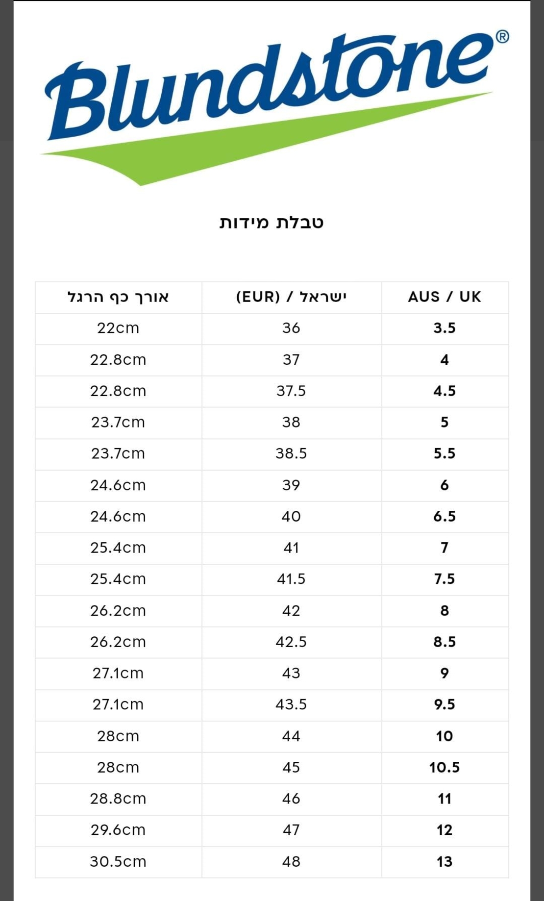 נעלי מגף בלנסטון 585 גברים בצבע חום חלודה - Blundstone
