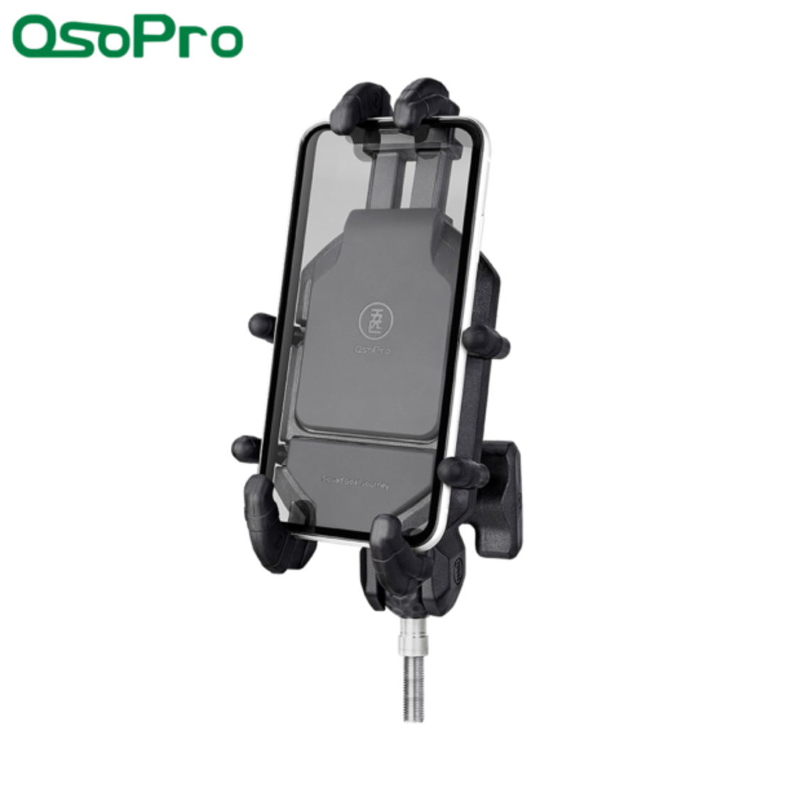 תושבת לנייד מסוג Octopus לכידון אופנוע – תפוח למראה OsoPro 8MM
