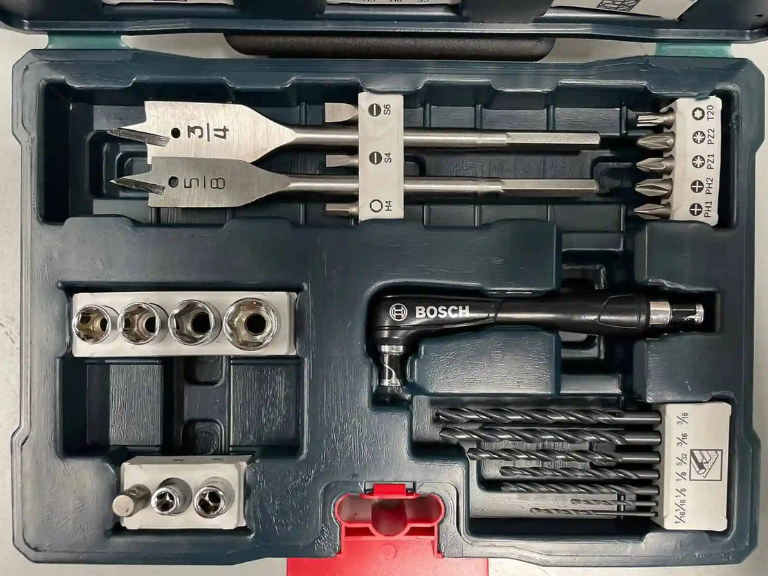 סט ביטים / מקדחים 41 חלקים מבית בוש BOSCH דגם MS4041