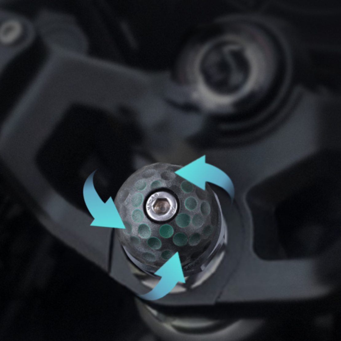 תושבת תפוח למראה לאופנוע ספורט OsoPro bottom mount