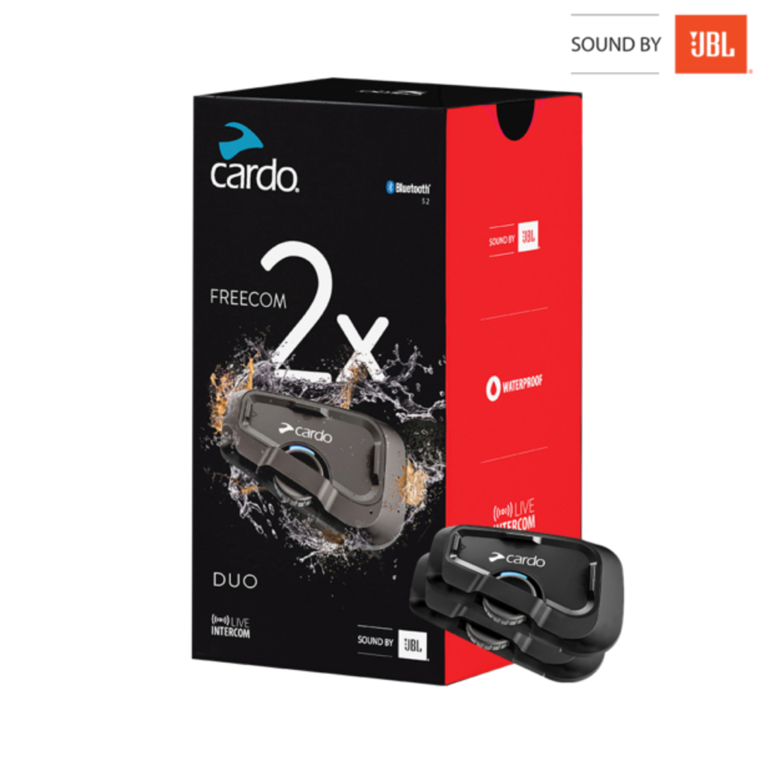 דיבורית בלוטוס לקסדה זוגית דגם - Cardo FREECOM 2X DUO