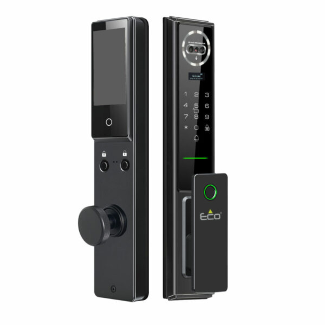 Smart Lock מנעול חכם עם טביעת אצבע של ECO לדלת כניסה