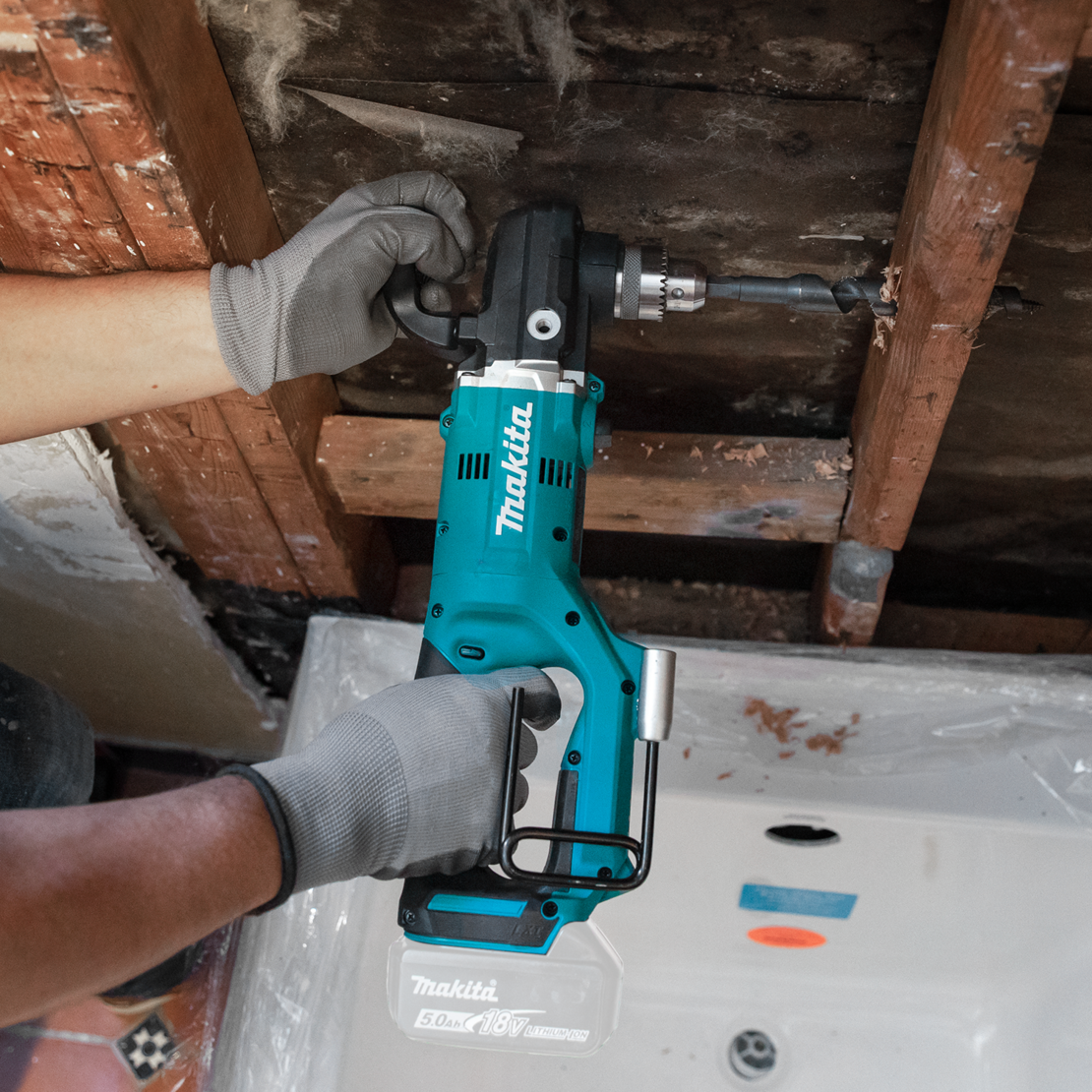 מקדחה זוויתית בראשלס 18V (גוף בלבד) makita XAD05 / DDA450
